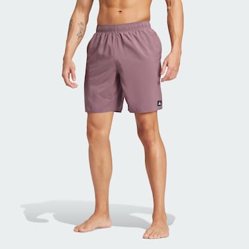 ADIDAS SPORTSWEAR Swimming Trunks 'Solid CLX Classic' in Purple: front
