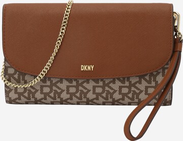 DKNY Clutch 'SIDNEY' in Brown