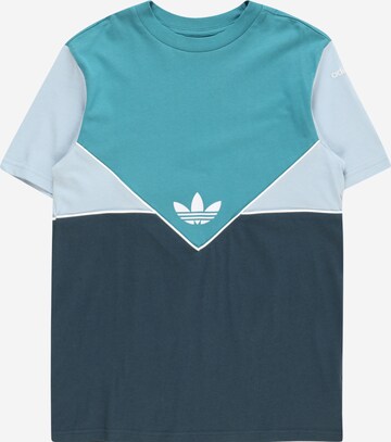 ADIDAS ORIGINALS Μπλουζάκι 'Adicolor' σε μπλε: μπροστά