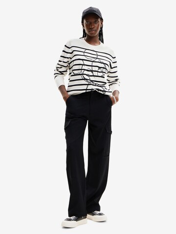 Desigual Pullover in Weiß