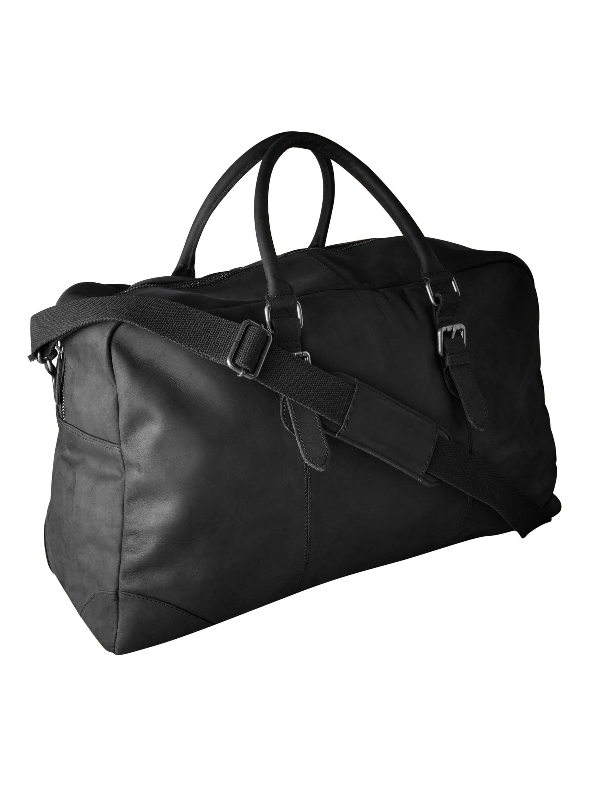 Next - Mala de viagem 'Signature' em preto: frente
