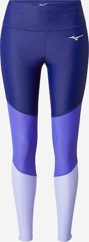 MIZUNO Workout Pants in Purple: front