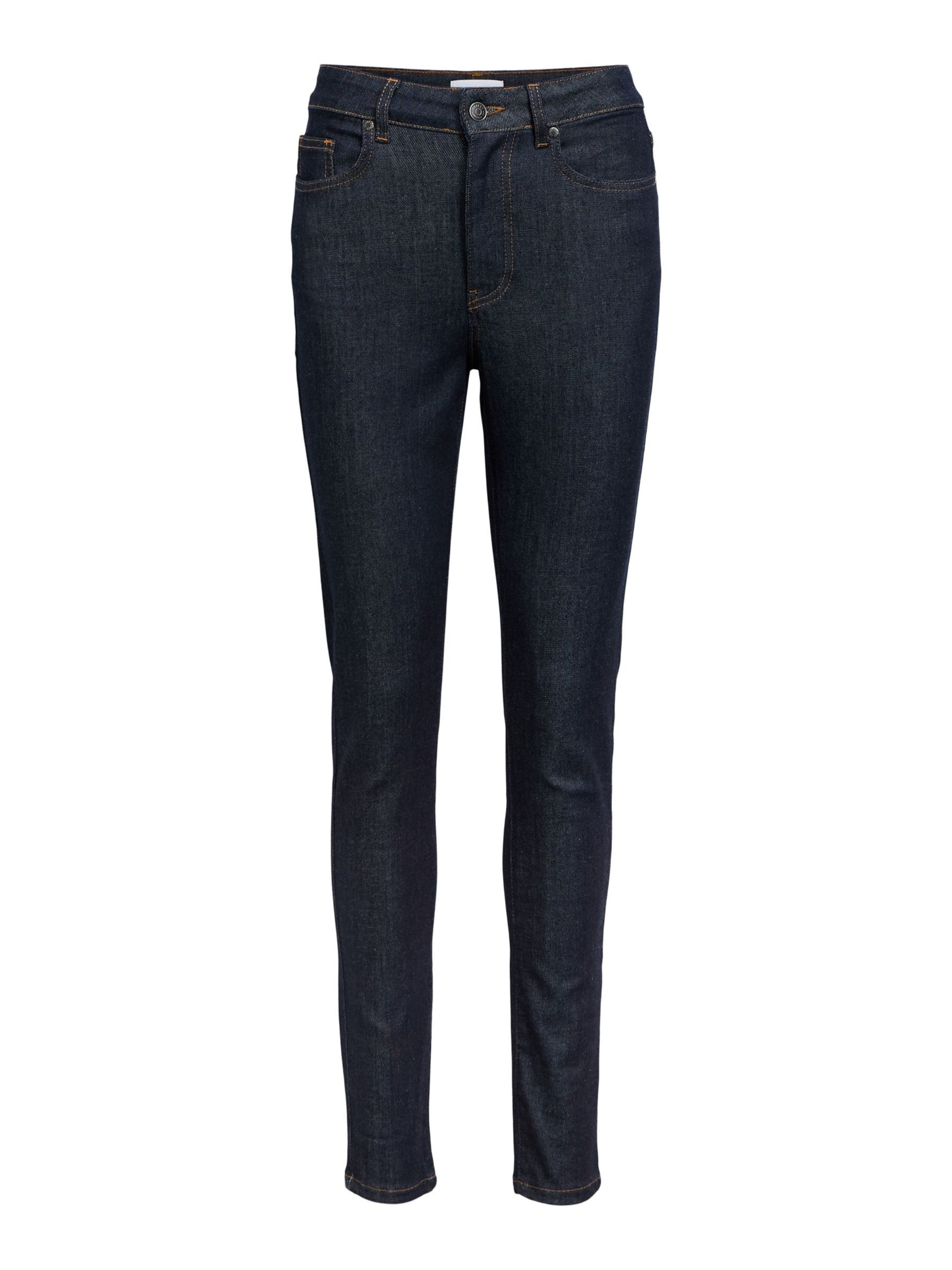 OBJECT Skinny Jeans 'OBJNoor' in Blauw: voorkant