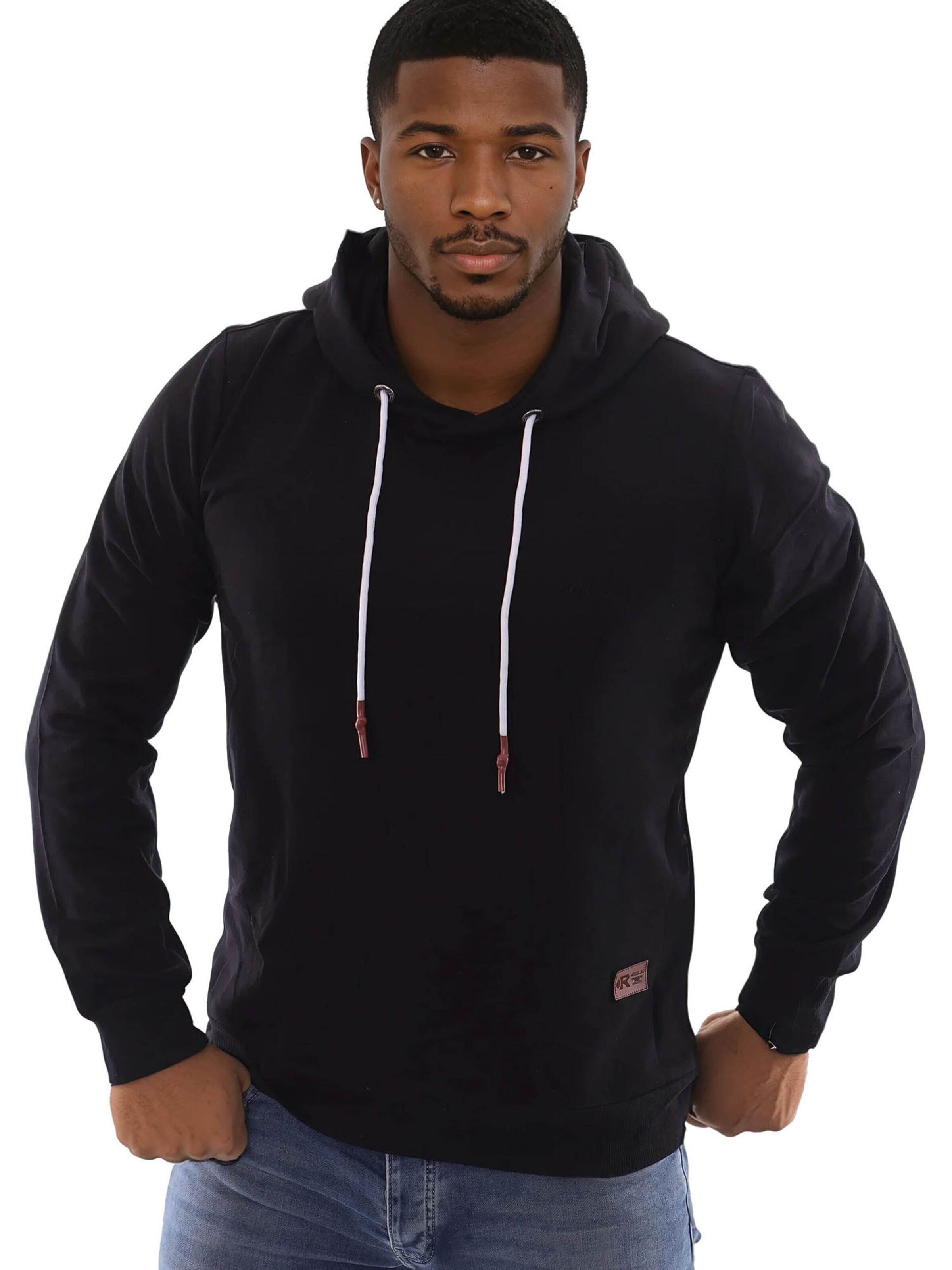 Reslad Sweatshirt 'RS1011'‌‌‌‌‌‌‌‌‌ in Schwarz: Vorderseite