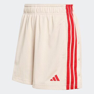 ADIDAS SPORTSWEAR Loose fit Workout Pants in Beige