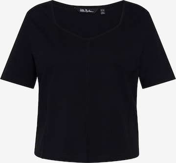 Ulla Popken - Camiseta en negro: frente