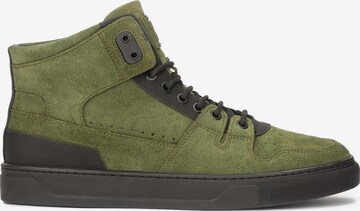 Sneaker alta di Kazar in verde