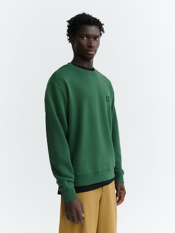 Thinking MU Sweatshirt 'LEON' in Groen: voorkant
