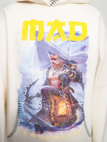 MAD TIGERS Sweatshirt 'Dark Oceans' i beige