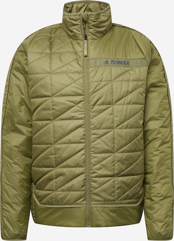 ADIDAS TERREX Outdoorjas in Groen: voorkant