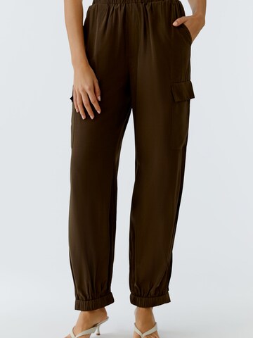 OUI Loosefit Cargohose in Braun