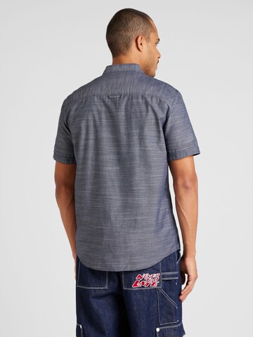 s.Oliver Regular fit Button Up Shirt in Blue