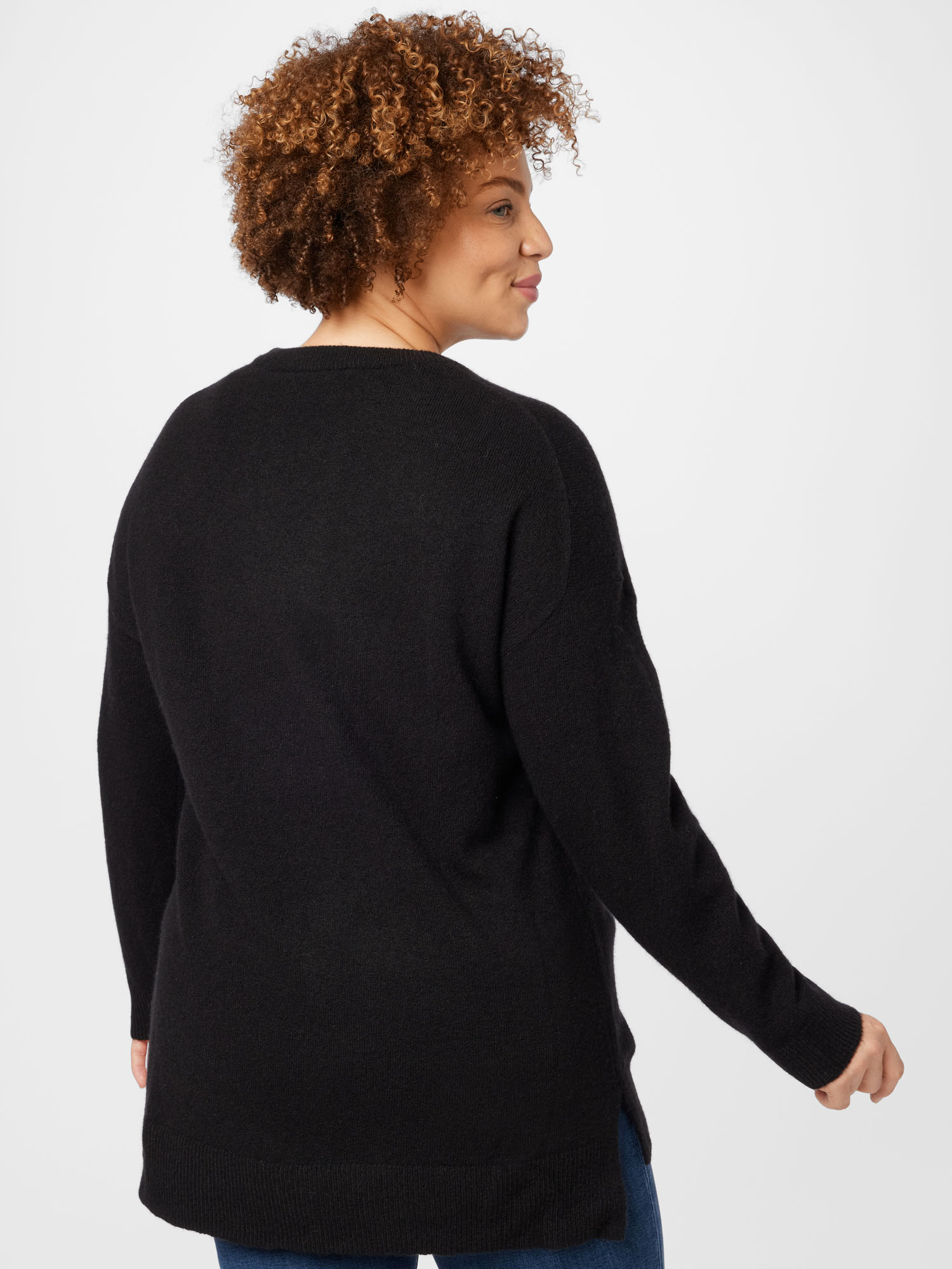 Odzież Kobiety Esprit Curves Sweter w kolorze Czarnym 