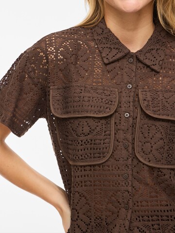 VILA Blouse 'VIMerinda' in Bruin