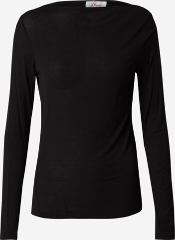 s.Oliver Shirt in Black: front