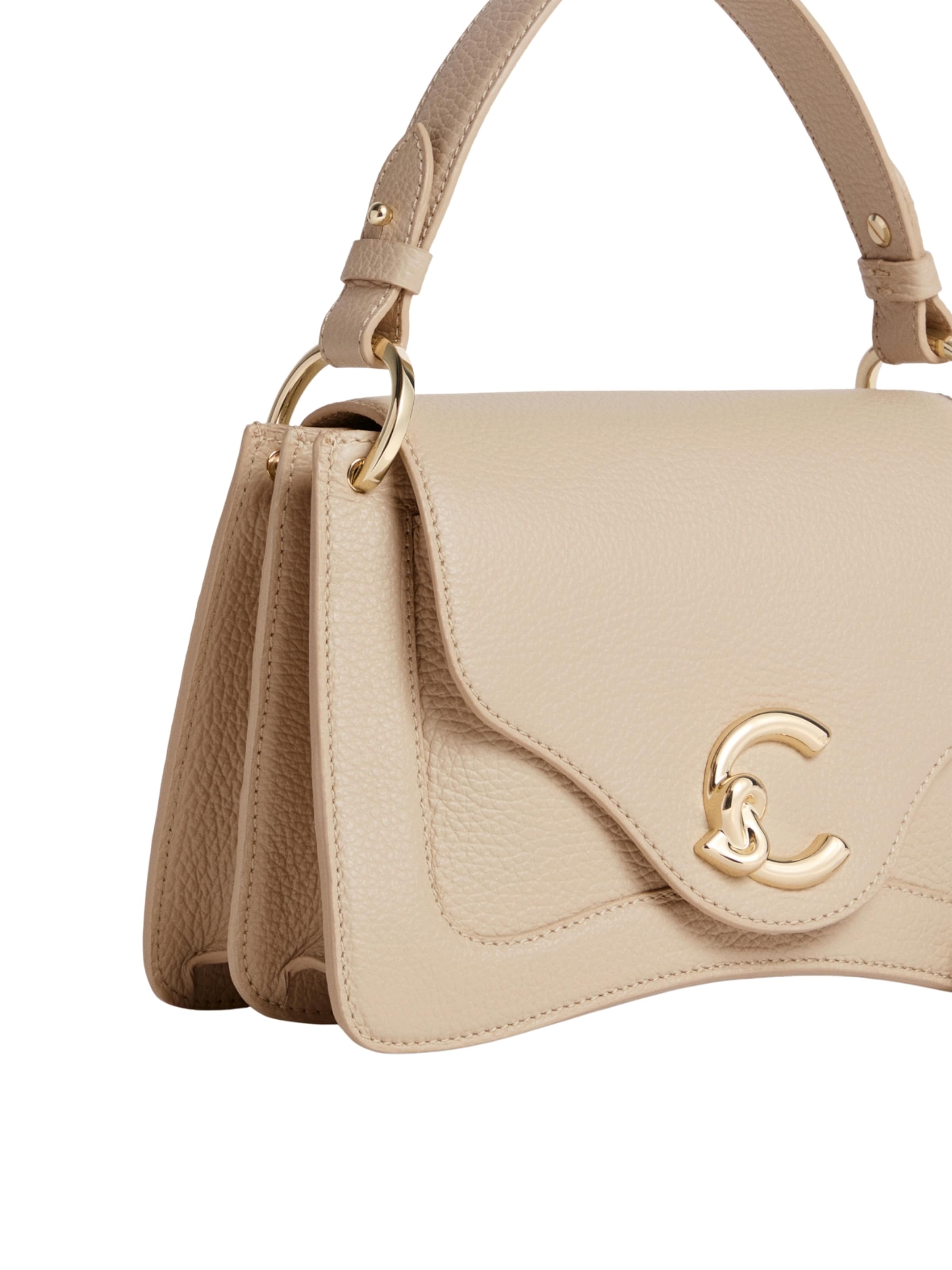 Coccinelle - Bolso de mano 'COCCINELLE C-Me S26' en beige