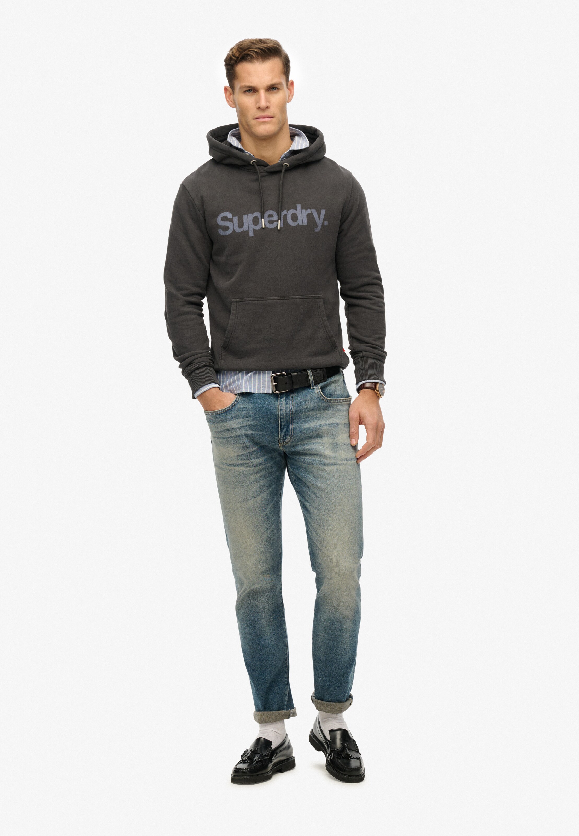 Felpa 'City' di Superdry in nero