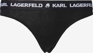 Karl Lagerfeld - Tanga em preto: frente