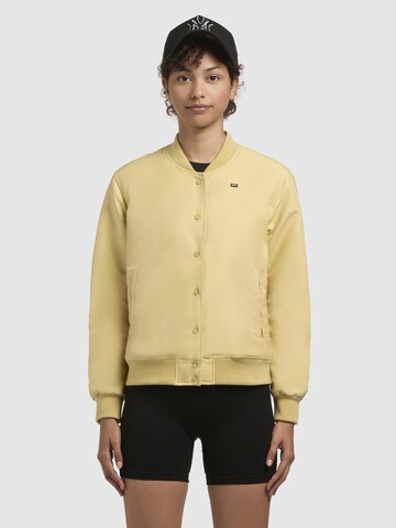 khujo Between-season jacket 'Crystal' in Yellow: front