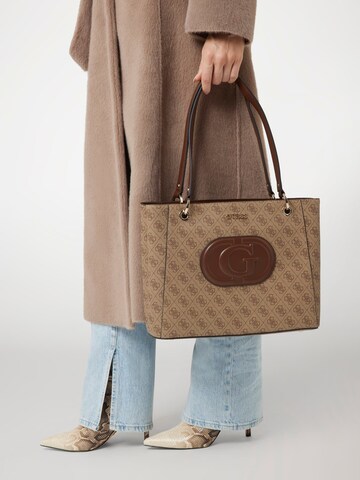 Sacs à main 'Mietta Noel' GUESS en beige