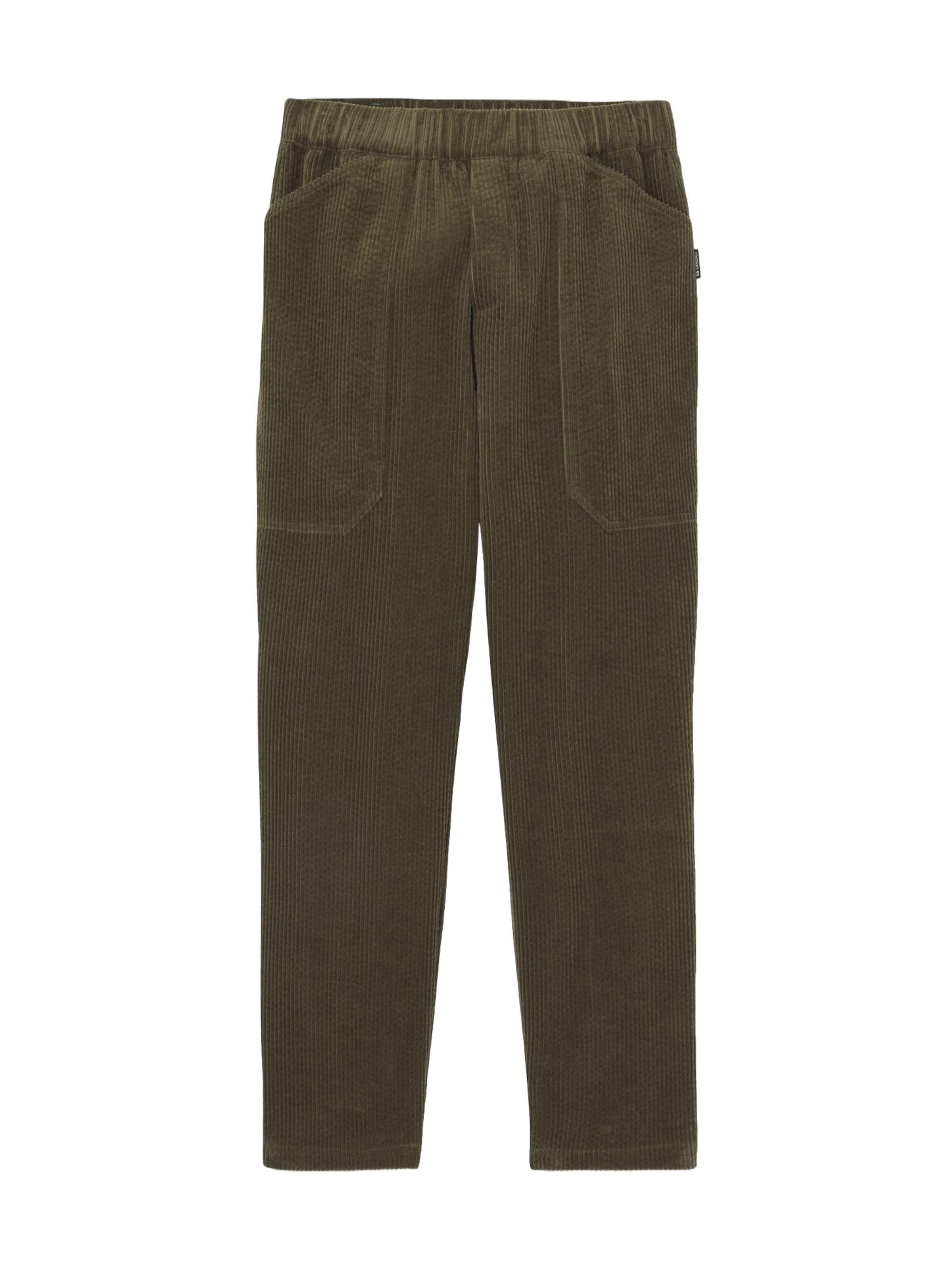 Le Temps Des Cerises Regular Hose 'CORDO' in Grün: Vorderseite