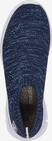 Scarpa slip-on di Rieker in blu