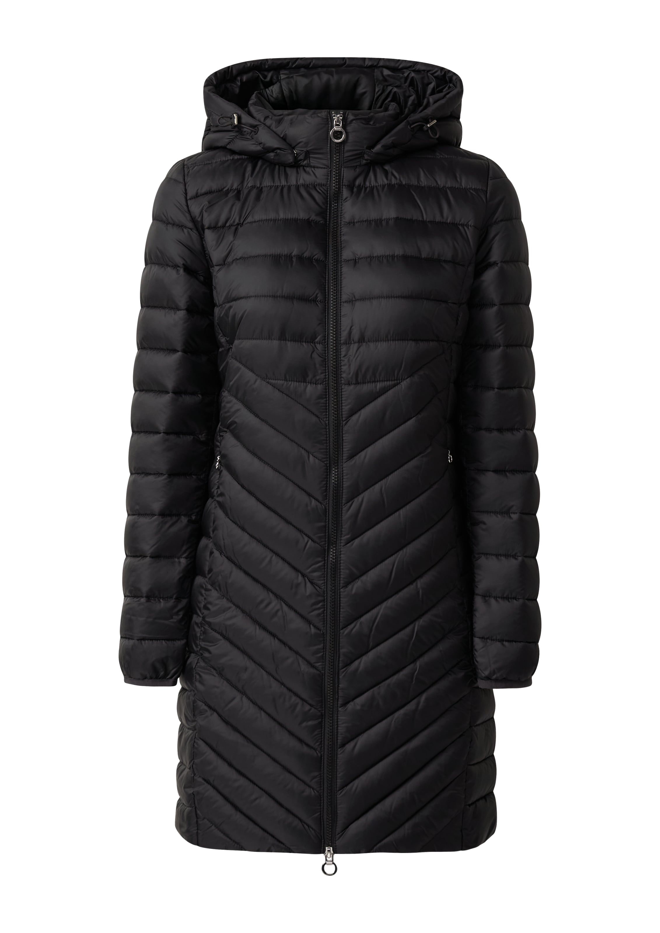 s.Oliver Mantel in Schwarz: Vorderseite