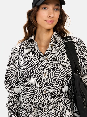 CAMEL ACTIVE Hemdblusenkleid in Schwarz