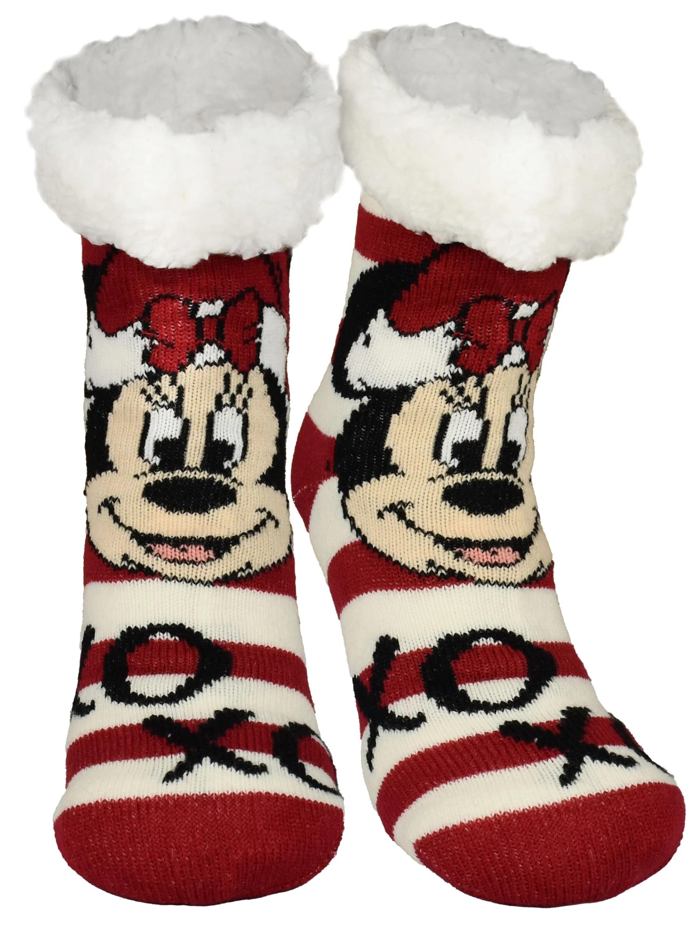 MICKEY MOUSE Socken 'Hüttensocken XOXO'‌‌‌‌‌‌ in Rot: Vorderseite