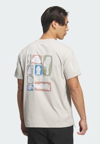 T-Shirt fonctionnel 'Xploric' ADIDAS TERREX en beige : devant
