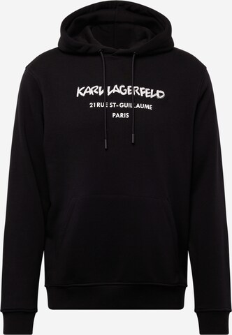 Felpa di Karl Lagerfeld in nero: frontale
