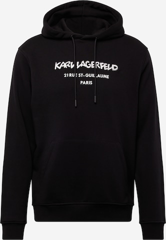 Karl Lagerfeld Sweatshirt i svart: framsida