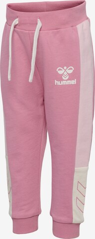 Hummel Tapered Sporthose in Pink