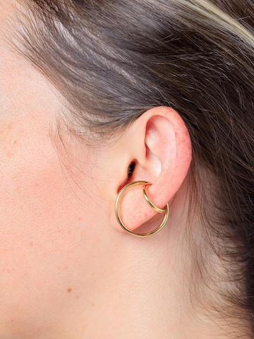 YParis - Pendientes 'Ear cuff Lou G/S' en oro: frente