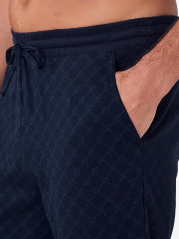 JOOP! Tapered Pajama Pants 'Leisure' in Blue
