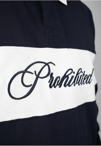 Sweat-shirt 'Back In The Days' Prohibited en bleu