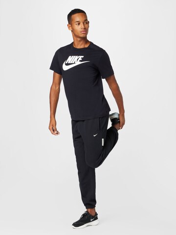 NIKE Loosefit Sportovní kalhoty – černá