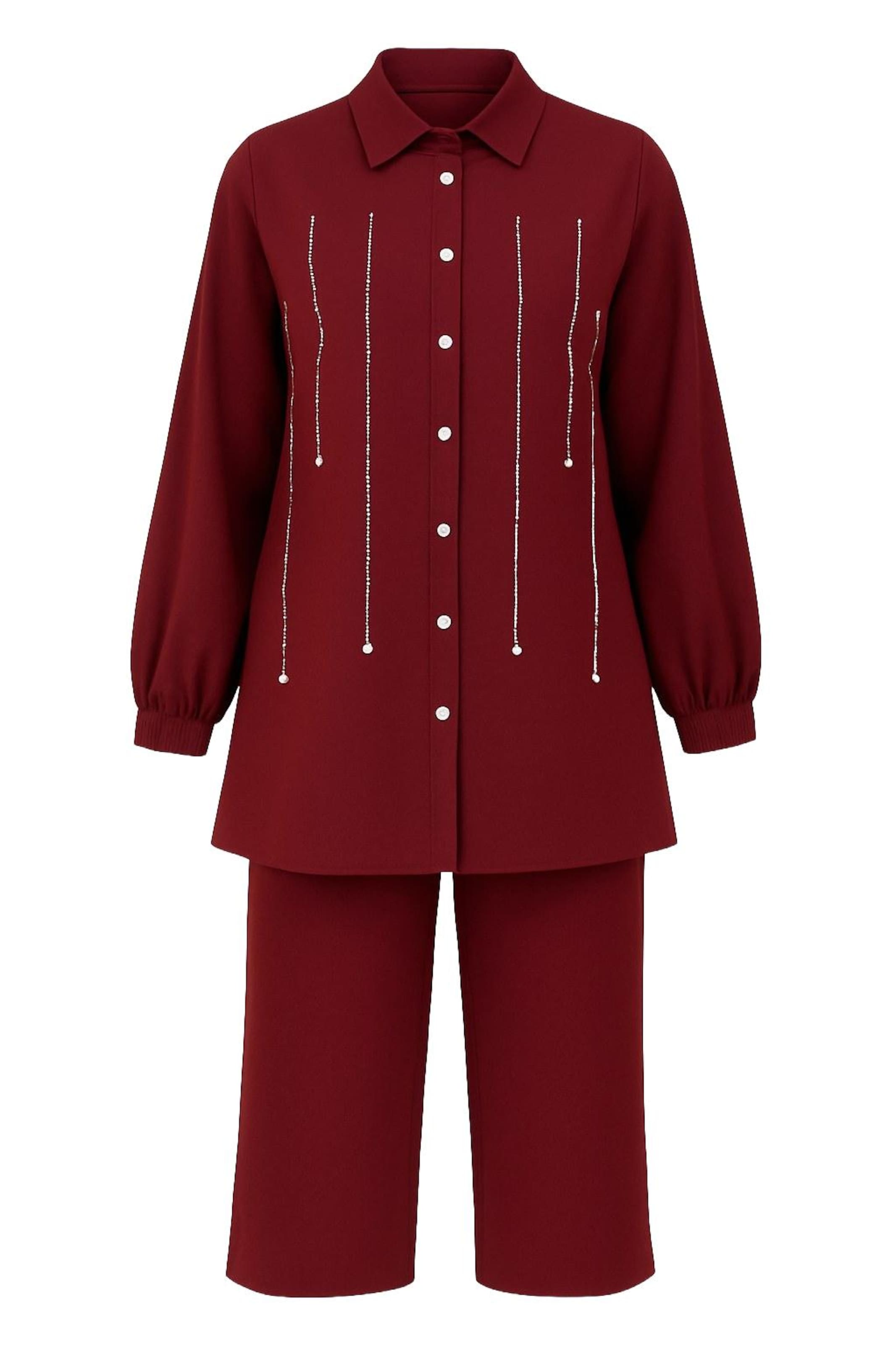 MODAMIHRAM Broekpak in Rood: voorkant