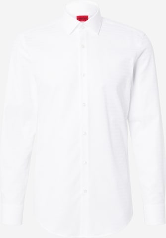 HUGO Regularny krój Koszula 'Kenno' w kolorze biały: przód
