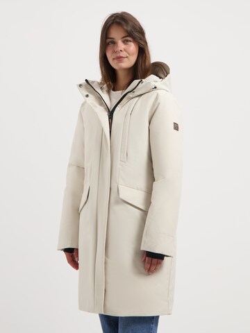 Travelin Wintermantel in Beige: voorkant