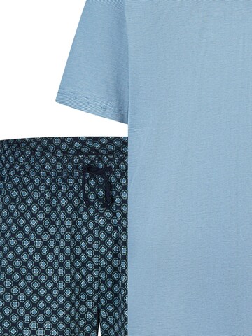 Ammann Short Pajamas 'Mix & Match' in Blue