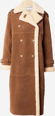 Palton de primăvară-toamnă 'MELANIE' de la TOPSHOP pe maro: față