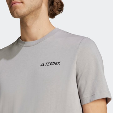 T-Shirt fonctionnel ADIDAS TERREX en gris