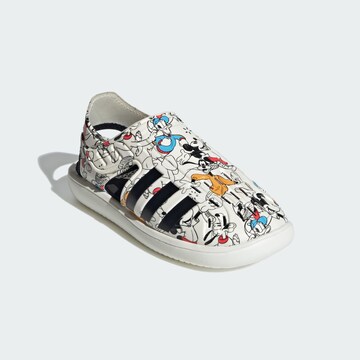 ADIDAS SPORTSWEAR - Sapato de praia/banho 'Disney Mickey' em branco