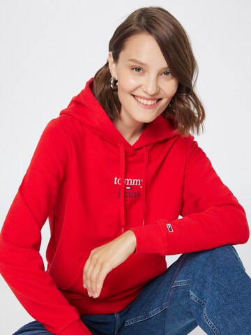 Tommy Jeans Mikina – červená