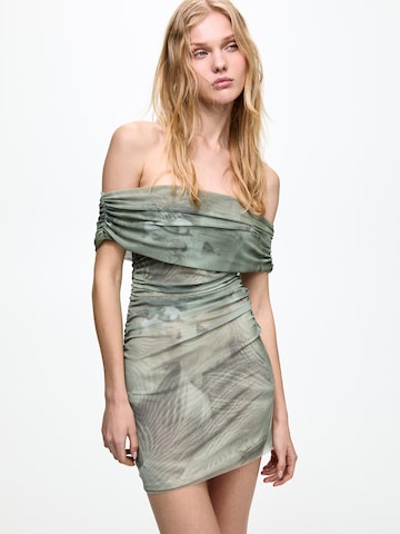 Robe Pull&Bear en vert : devant