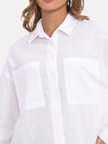CIPO & BAXX Blouse 'WH125' in Wit