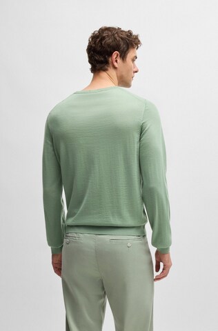 Pullover 'Leno-P' di BOSS in verde