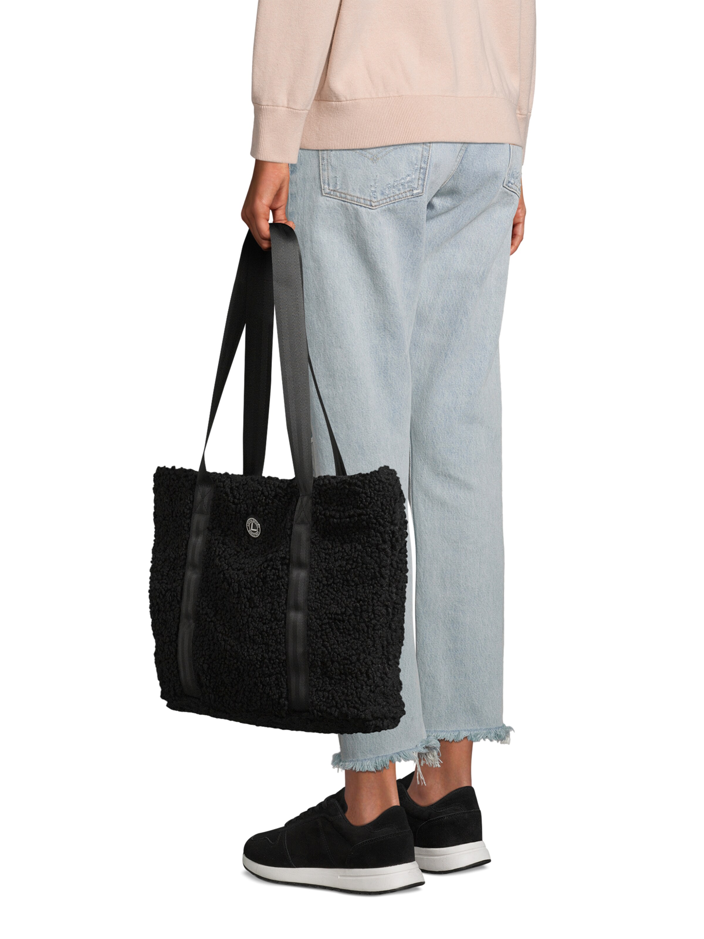 LUHTA Športna torba 'OLARS' | črna barva: sprednja stran