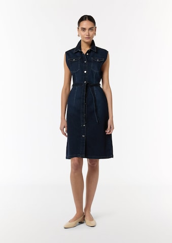 COMMA Shirt Dress in Blue